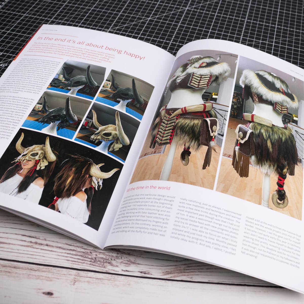 Cosplay kniha The Book of Cosplay Motivation – How to reach your Goals - ukázka