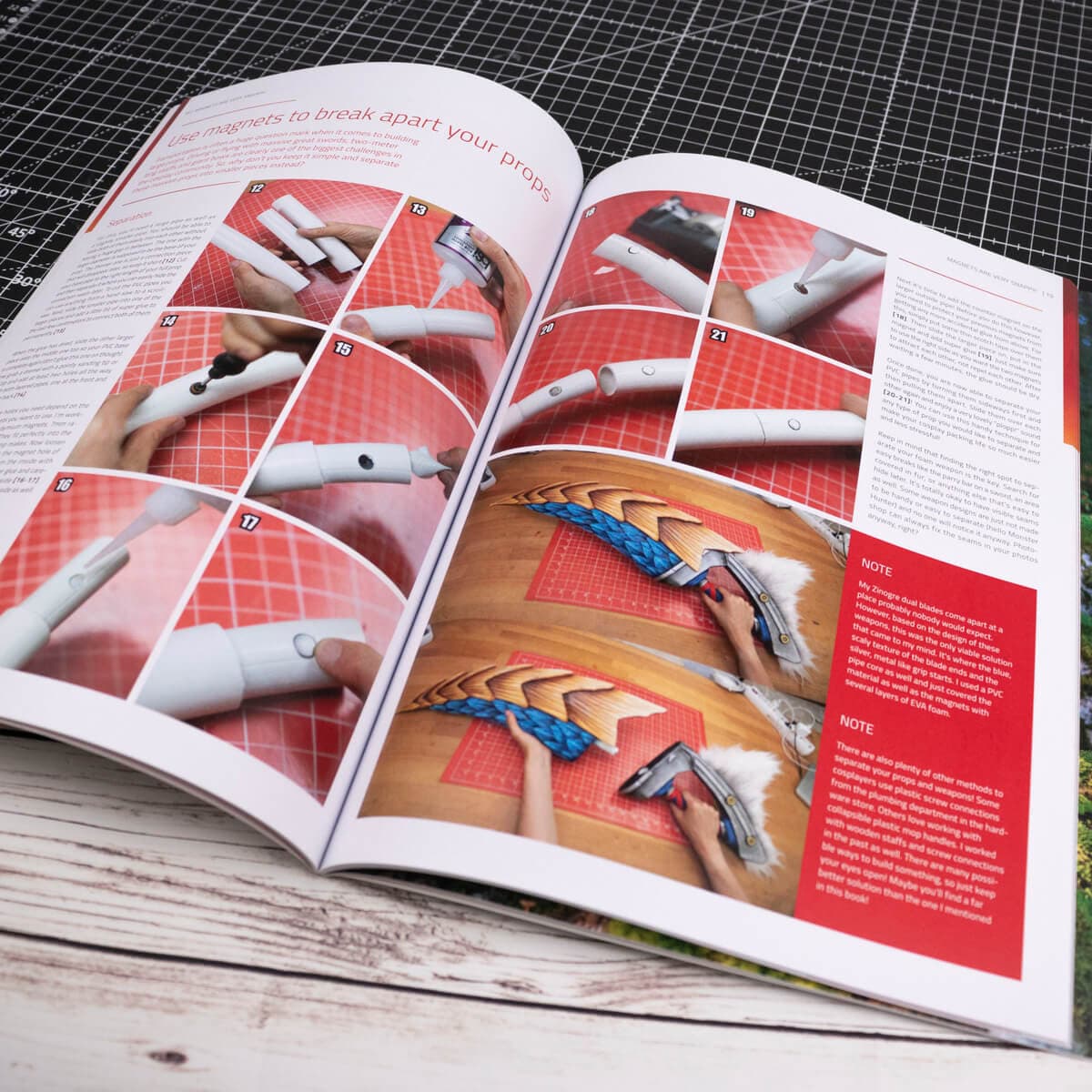 Cosplay kniha The Book of Foam Props – Lightweight & Affordable - ukázka