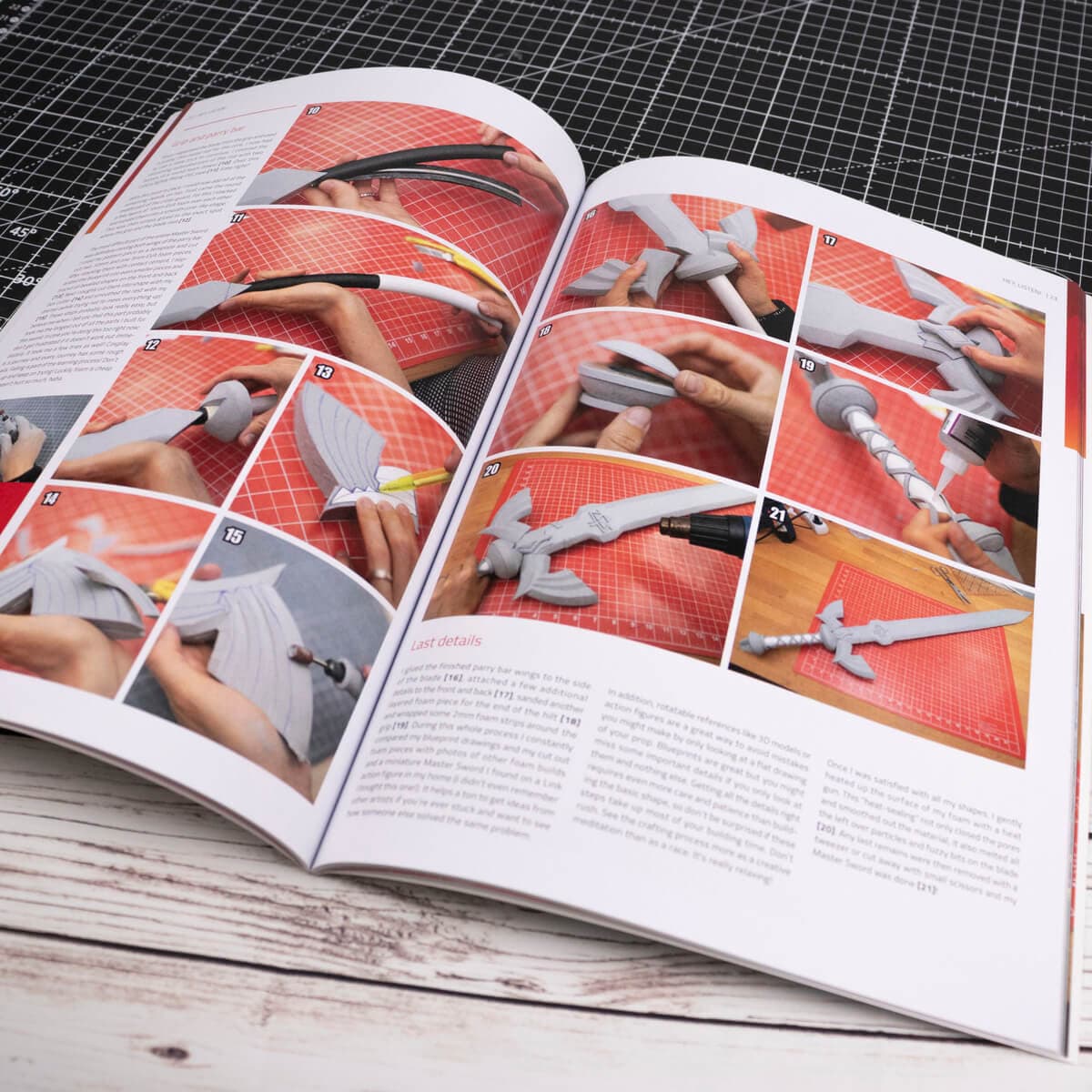 Cosplay kniha The Book of Foam Props – Lightweight & Affordable - ukázka