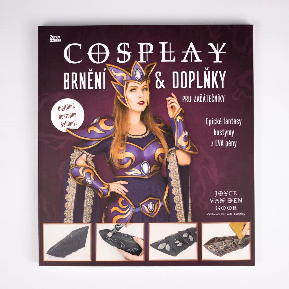 Kniha Cosplay brnění & doplňky pro začátečníky od Joyce van den Goor (Pretzl Cosplay)