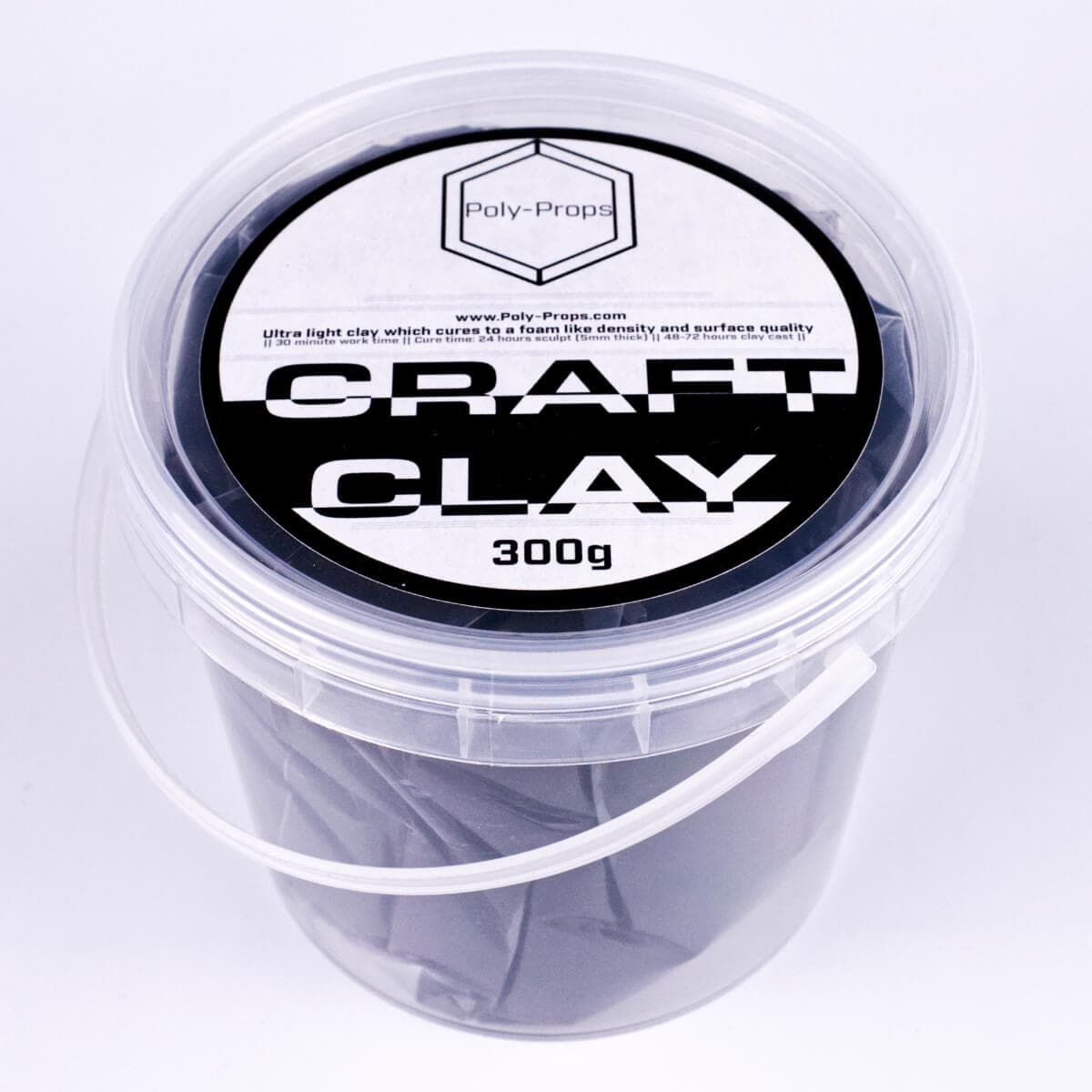 300g pack of black foam clay