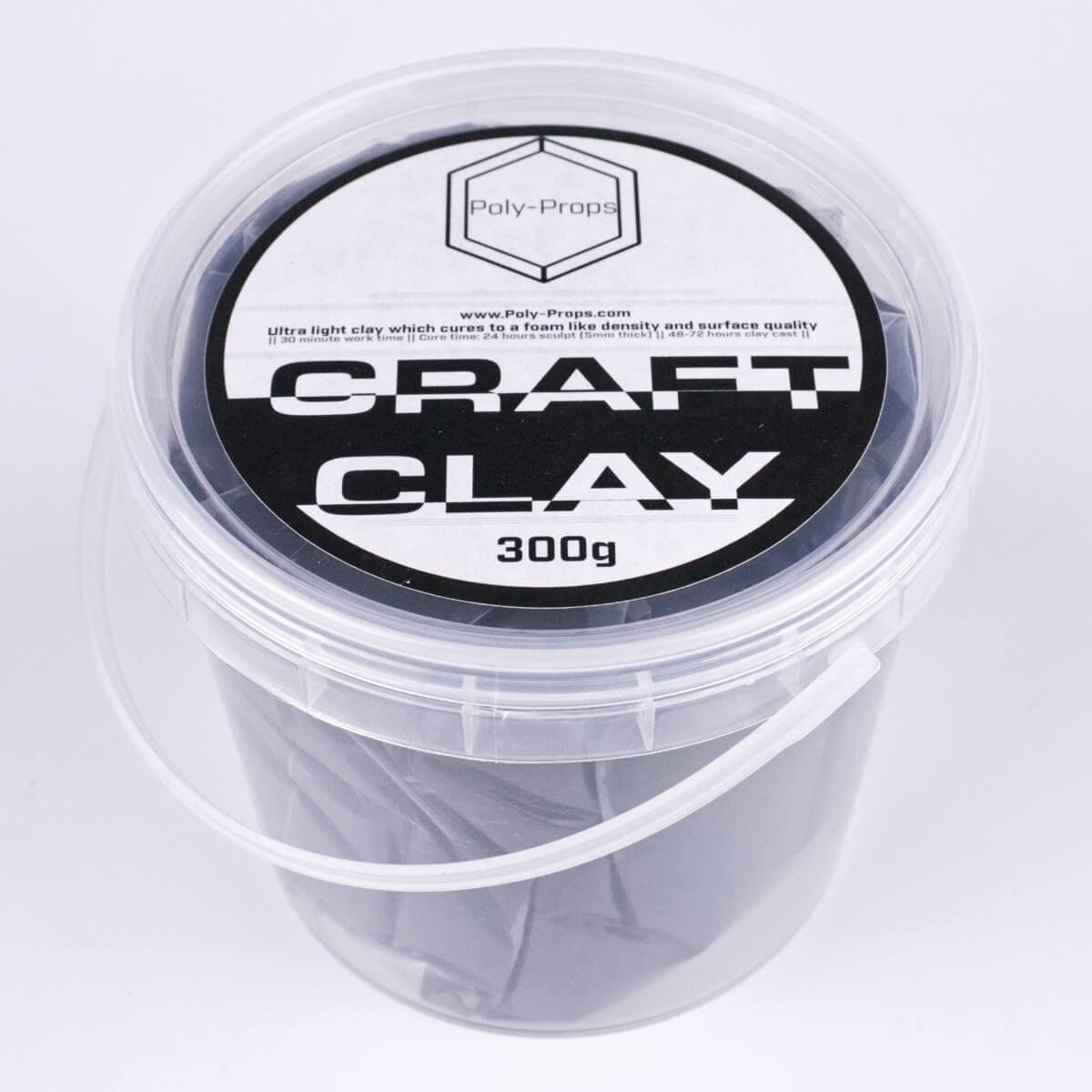 300g pack of grey foam clay