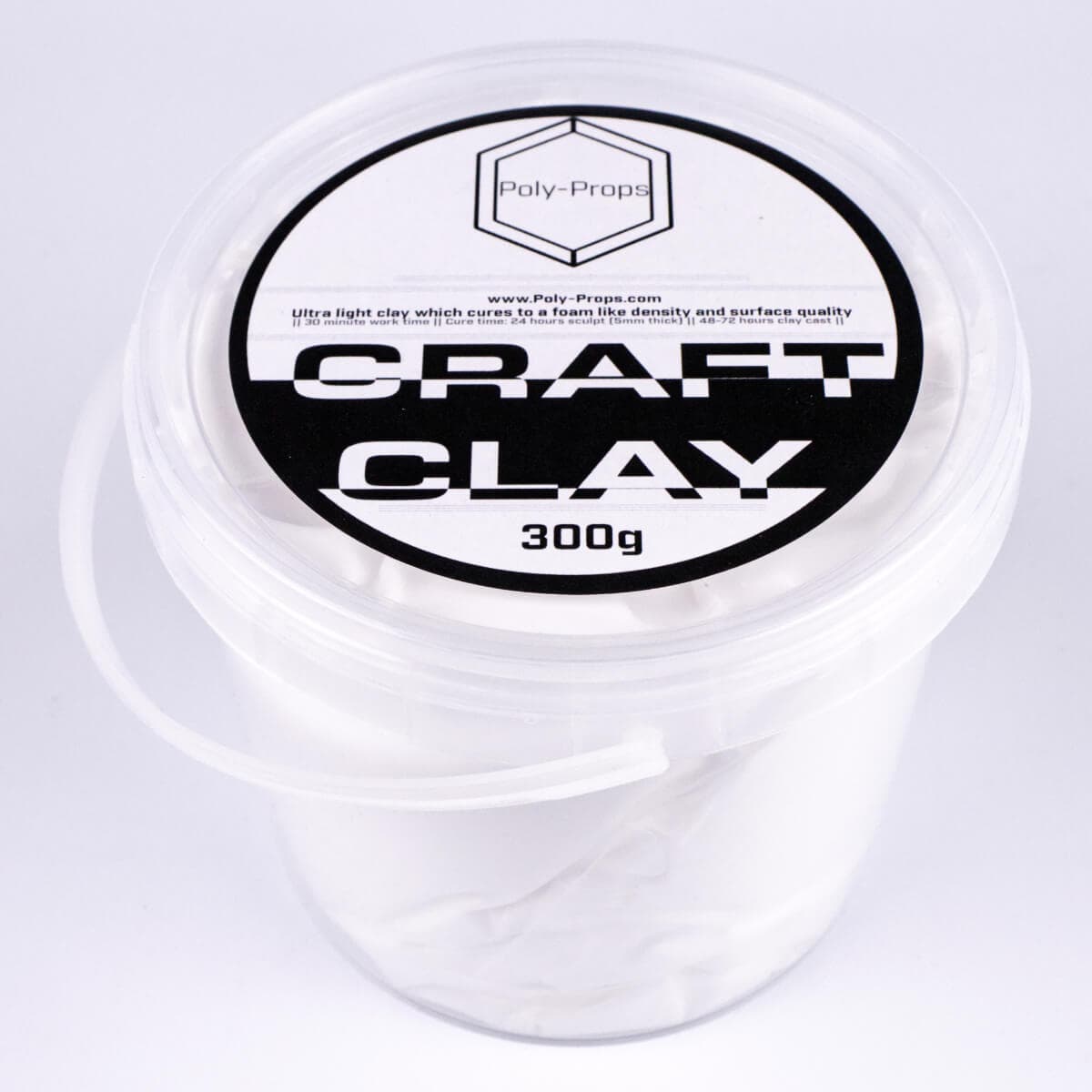 300g pack of white foam clay