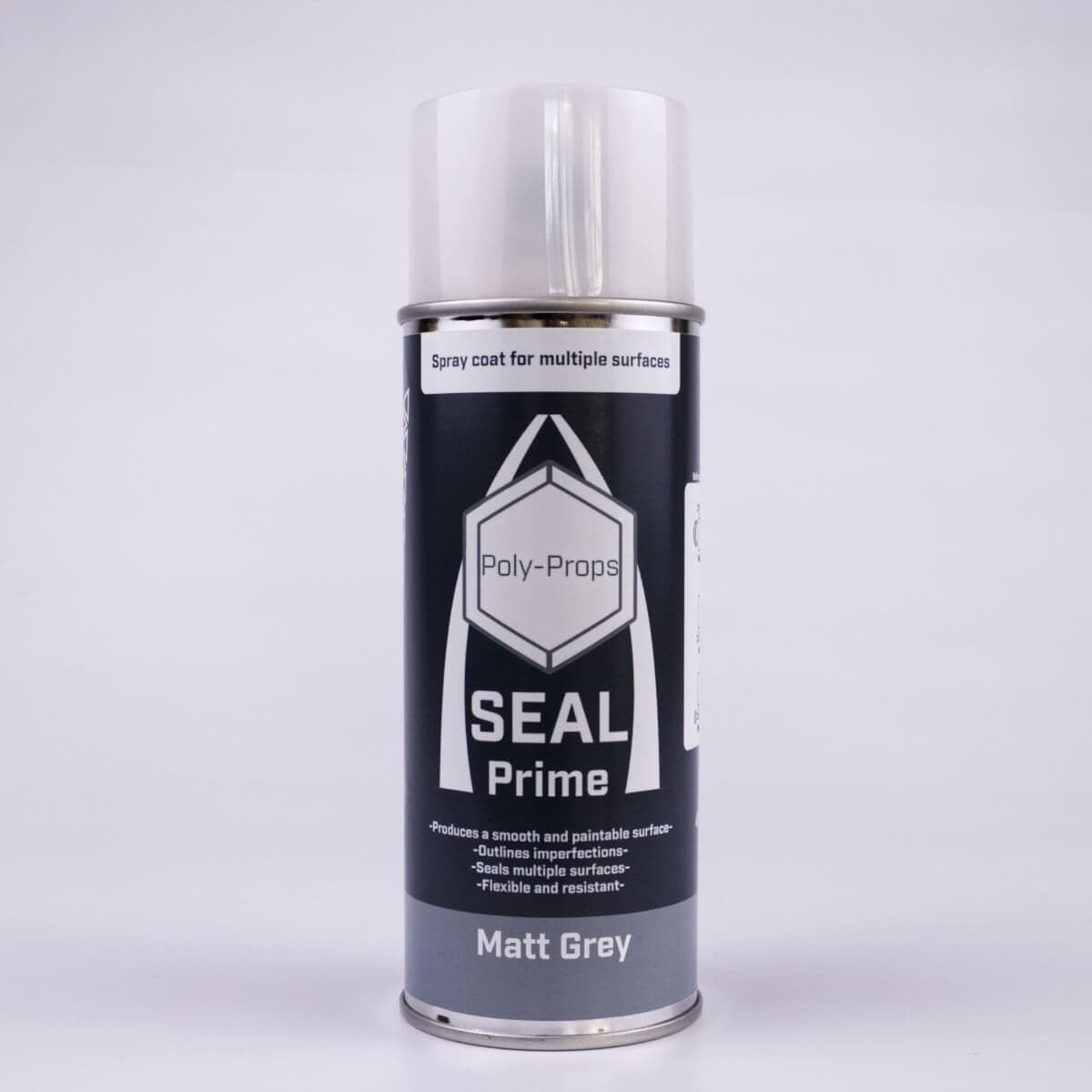 Seal Prime primer spray in matte grey