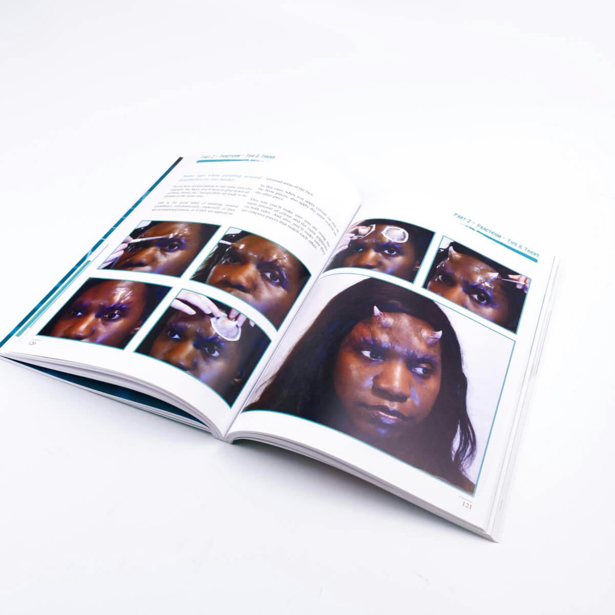 Cosplay kniha Special Makeup Effects and Prosthetics - ukázka