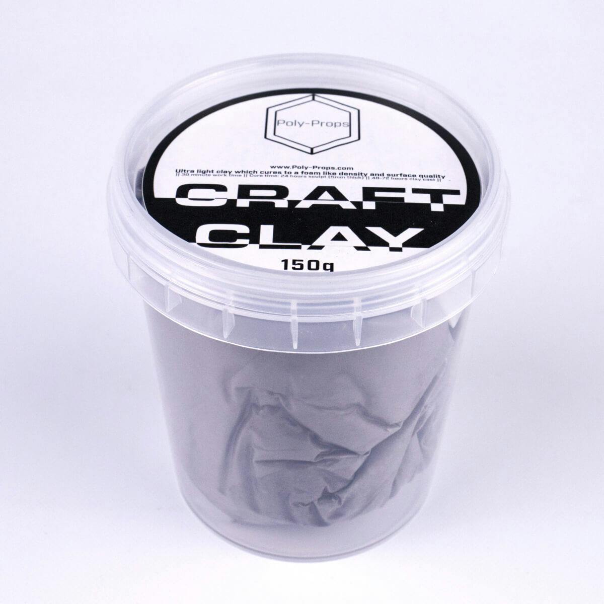 Small pack of 150g grey foam clay