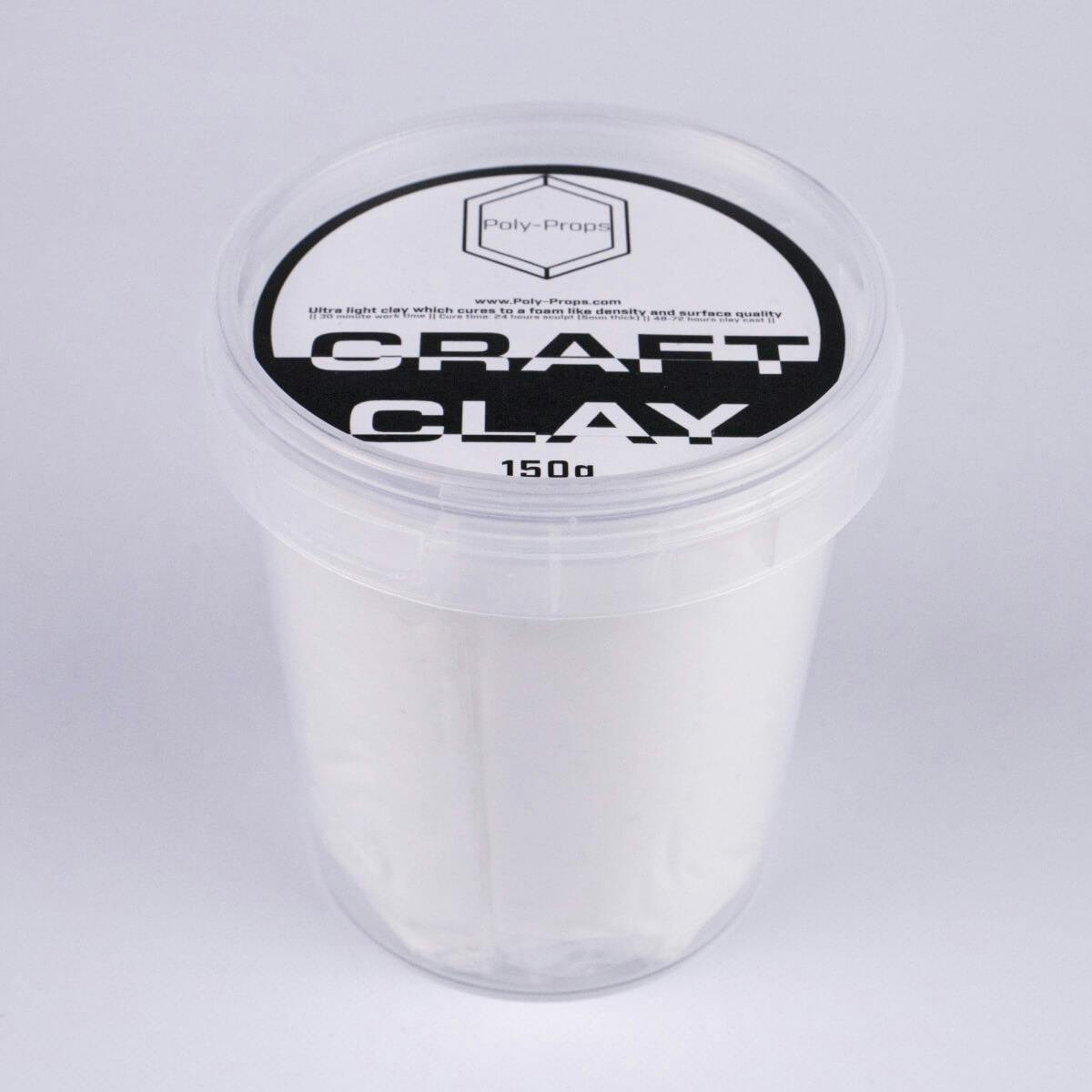 150g pack of white foam clay