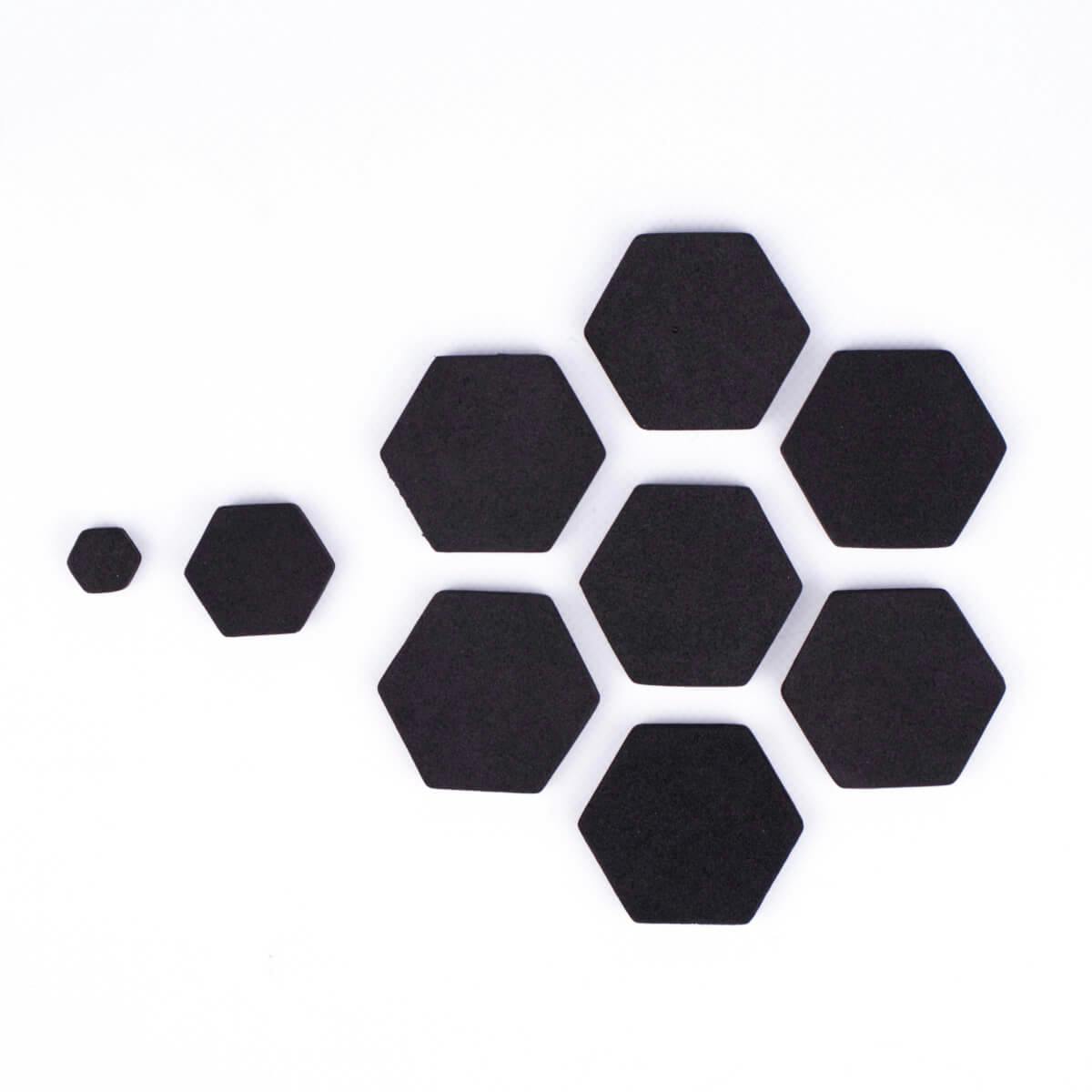 Showing some large 30mm foam hexagons