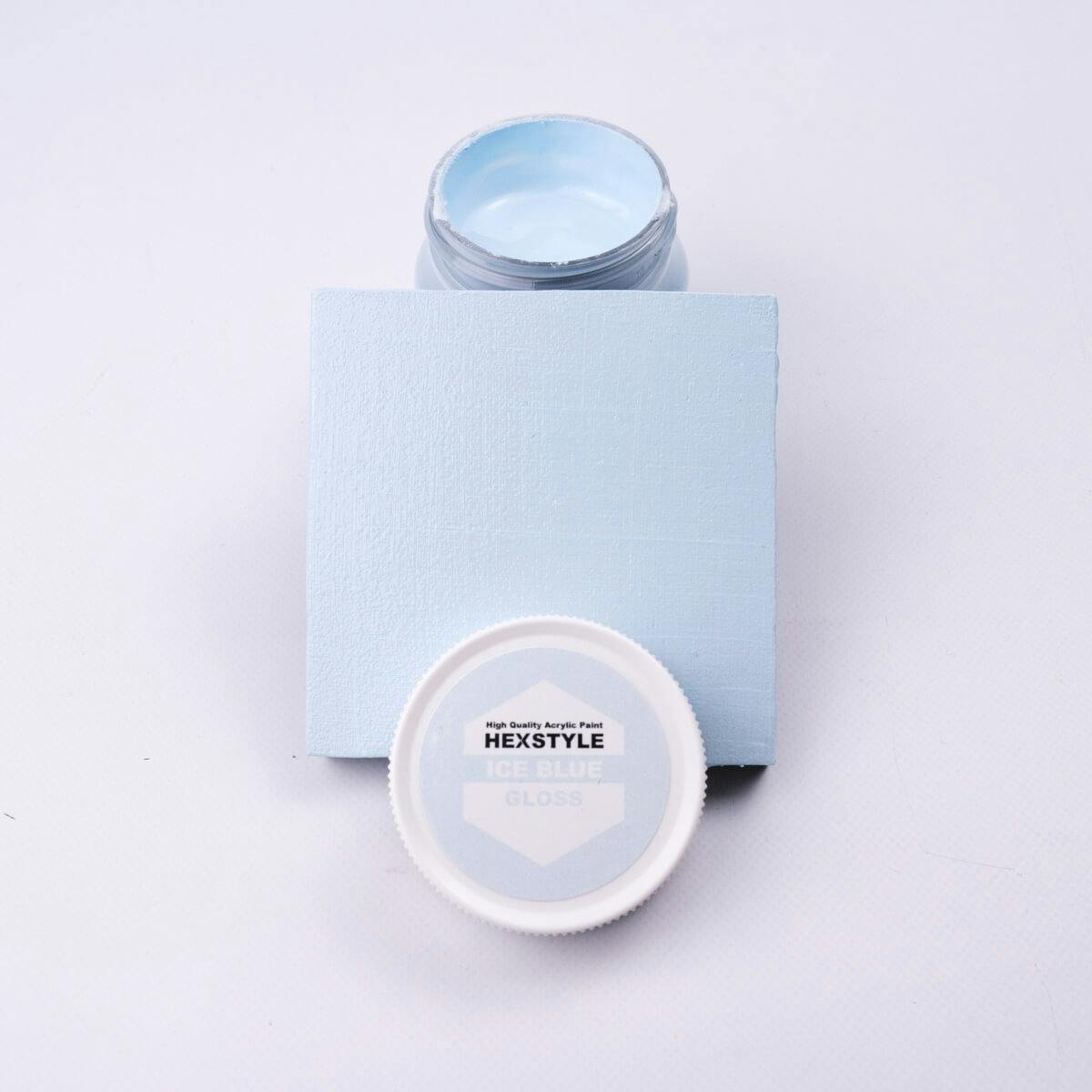 Hexstyle gloss ice blue colour swatch