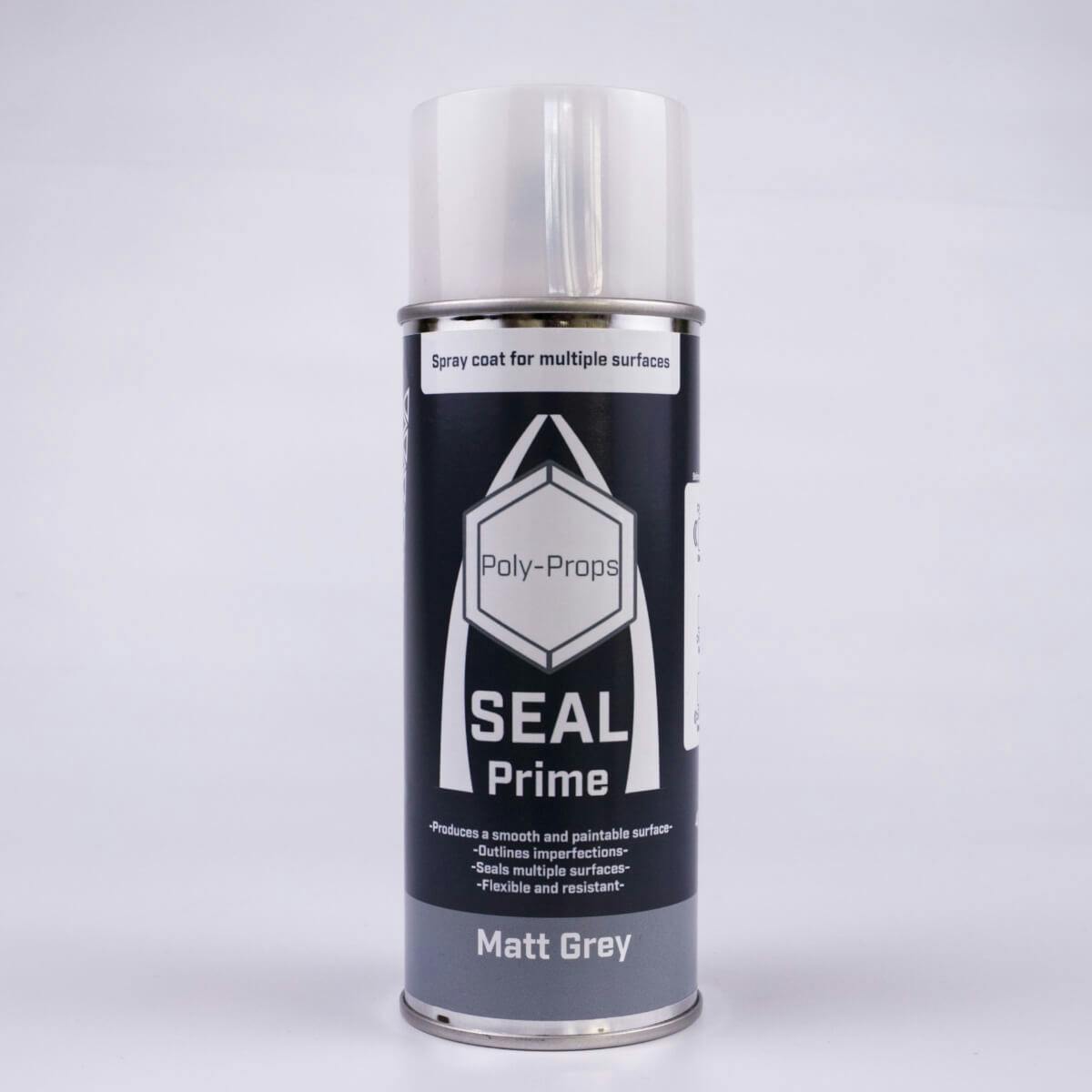 Seal Prime primer spray in matte grey